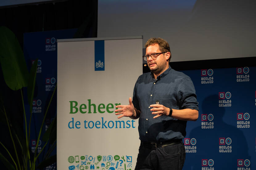Foto van keynote spreker Diederik Jekel