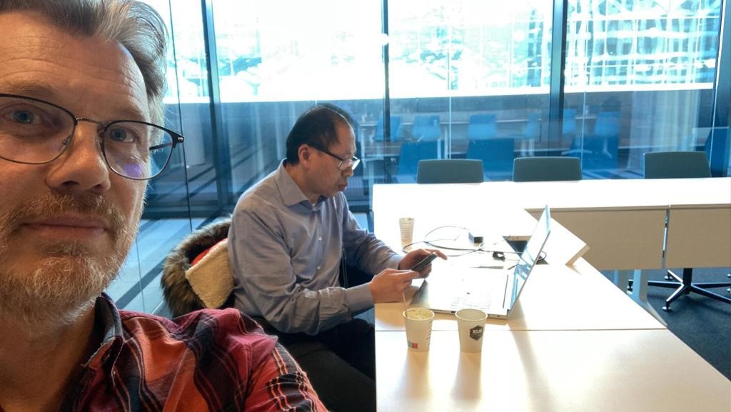 Foto van organisatoren Beheer de Toekomst tijdens het Webinar
