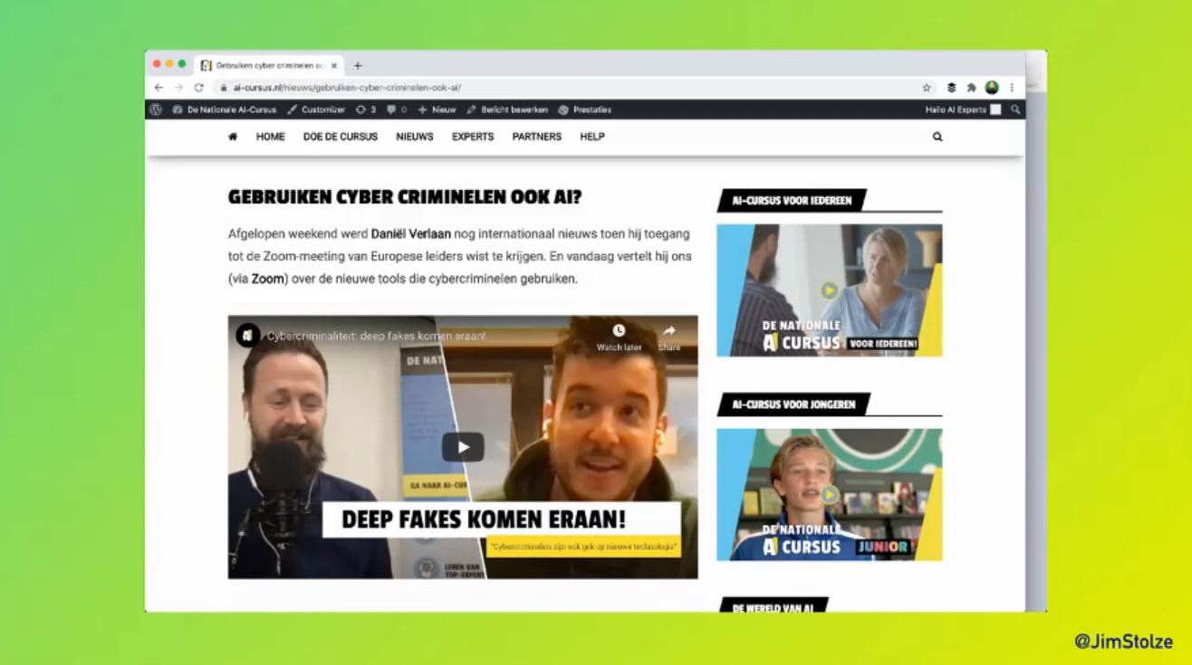 Website van ai-cursus.nl